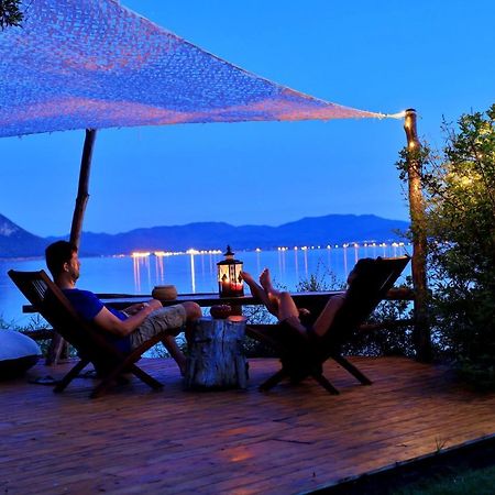 Beach Front Villa Melani Митилини Экстерьер фото
