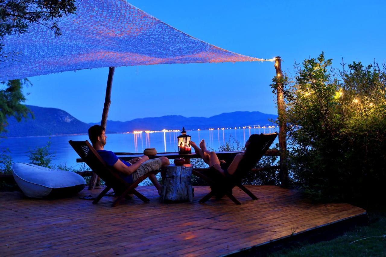 Beach Front Villa Melani Митилини Экстерьер фото