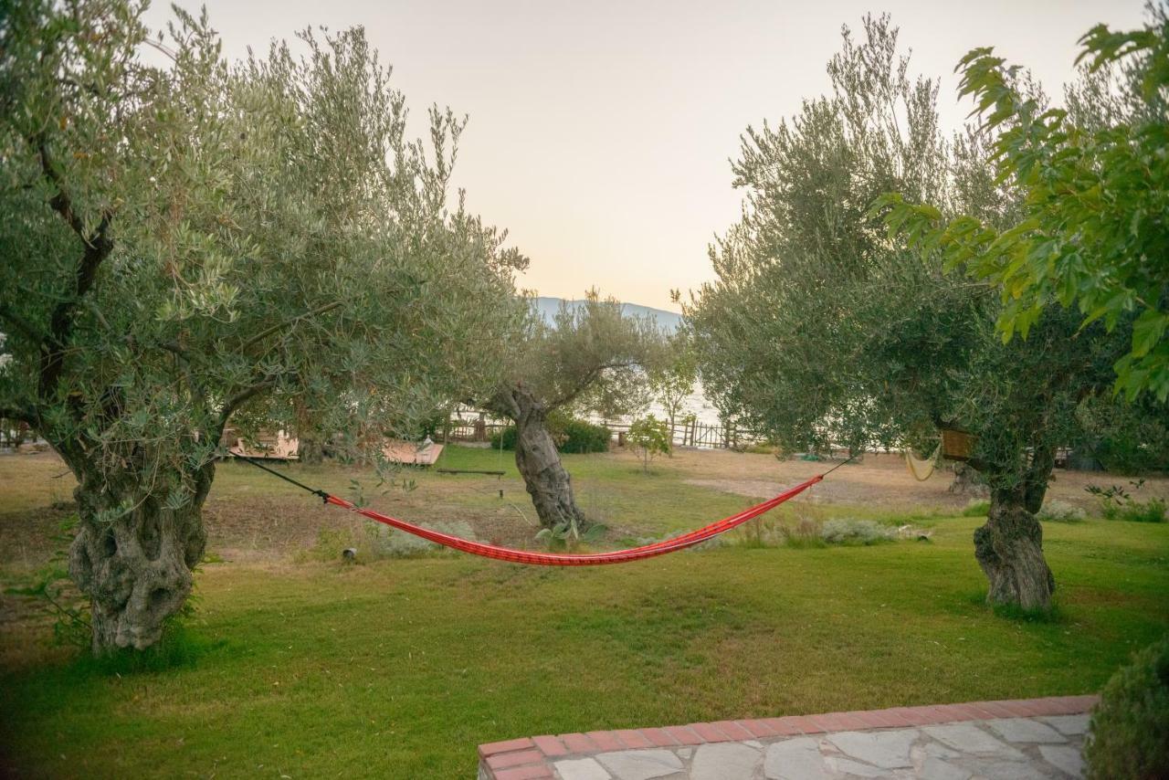 Beach Front Villa Melani Митилини Экстерьер фото